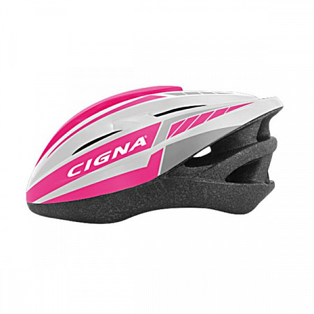 Велошлем Cigna WT-040 black/pink/white