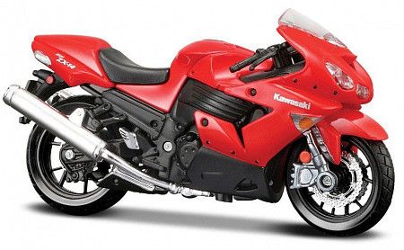 Масштабная модель мотоцикла Maisto 1:18 Kawasaki Ninja ZX-14R 39300 (20-06187) red