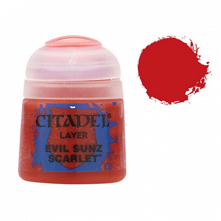 Краска для миниатюр Games Workshop Layer: Evil Sunz Scarlet 22-05