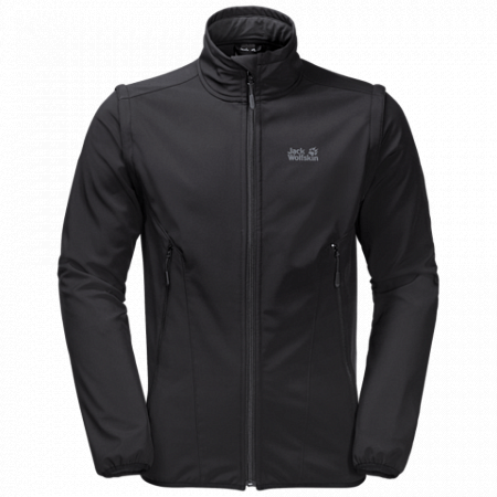 На картинке изображен Куртка мужская Jack Wolfskin Northern Pass Zip Off M black Куртка мужская Jack Wolfskin Northern Pass Zip Off M black