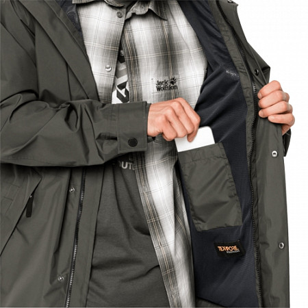 Куртка мужская Jack Wolfskin Cape Point Jacket M dark moss
