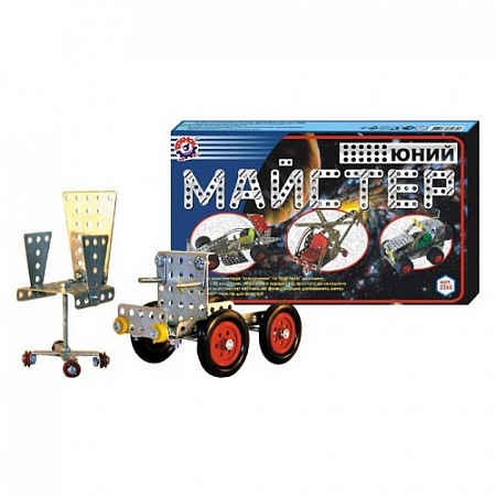 На картинке изображен Конструктор металлический Технок Юный мастер 2353 Конструктор металлический Технок Юный мастер 2353