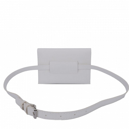 На картинке изображен Поясная сумка женская Ors Oro OMS-0151 white Поясная сумка женская Ors Oro OMS-0151 white