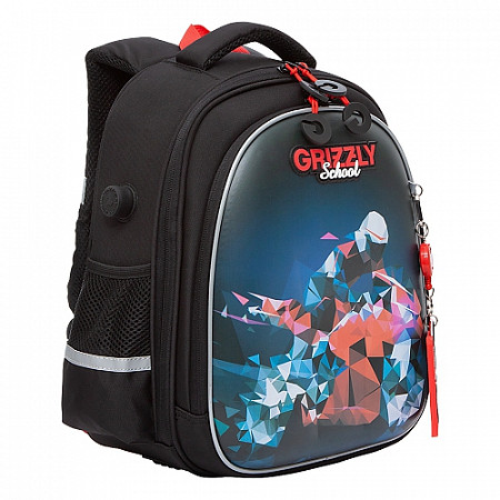 Рюкзак школьный GRIZZLY RAz-187-7 /1 black