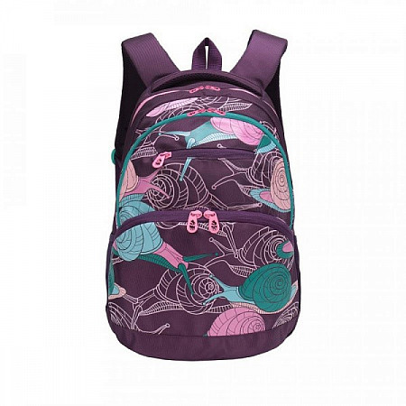 На картинке изображен Рюкзак GRIZZLY RD-951-1 purple snails Рюкзак GRIZZLY RD-951-1 purple snails