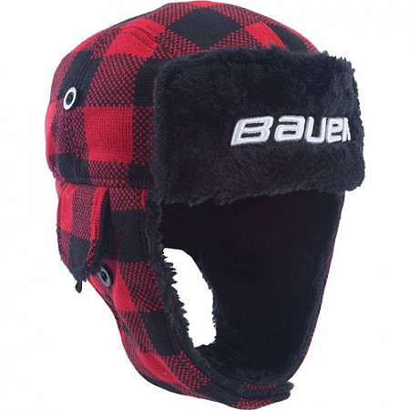 Шапка Bauer New Era Trapper Sr 1042946 black/red