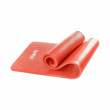 Коврик для йоги и фитнеса STARFIT FM-301 NBR 183x58х1,5 см coral