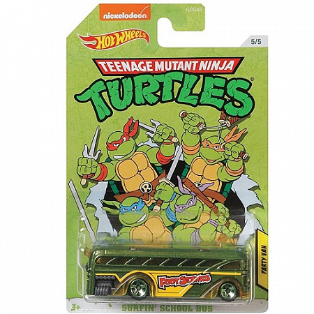 Машинка Hot Wheels Teenage Mutant Ninja Turtles 5/5 (GDG83 GJV08)