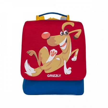 На картинке изображен Детский рюкзак GRIZZLY RK-998-1 red/blue Детский рюкзак GRIZZLY RK-998-1 red/blue