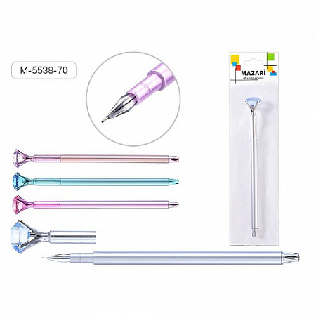 Ручка гелевая Mazari Beverly М-5538-70 blue