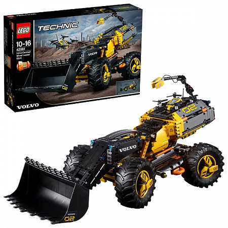 На картинке изображен Конструктор LEGO Technic VOLVO колёсный погрузчик ZEUX 42081 Конструктор LEGO Technic VOLVO колёсный погрузчик ZEUX 42081