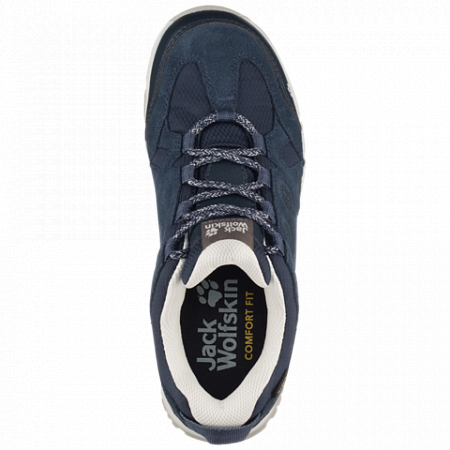 Полуботинки женские Jack Wolfskin Rocksand Texapore Low W midnight blue