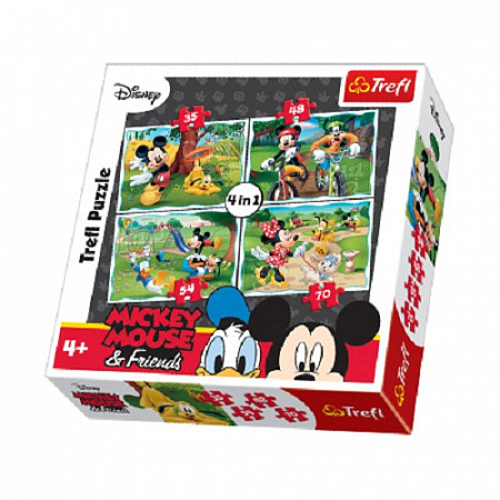 Пазл Trefl Микки Маус. Игры в парке 34261