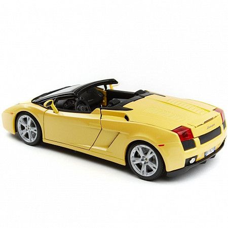 Машинка Bburago 1:18 Lamborghini Gallardo Spyder (18-12016) yellow