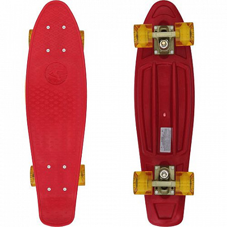 Penny board (пенни борд) Rollersurfer Plain Red
