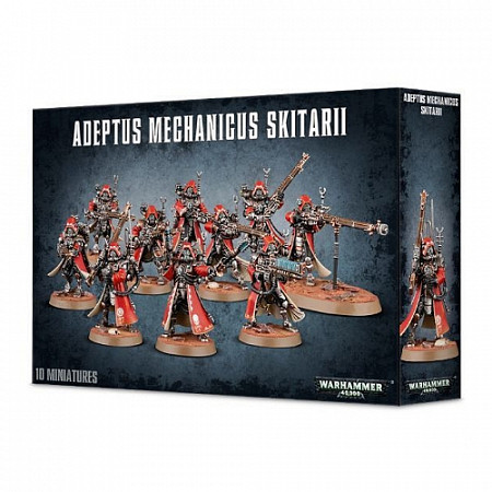На картинке изображен Фигурки Games Workshop Warhammer: Adeptus Mechanikus Skitarii 59-10 Фигурки Games Workshop Warhammer: Adeptus Mechanikus Skitarii 59-10