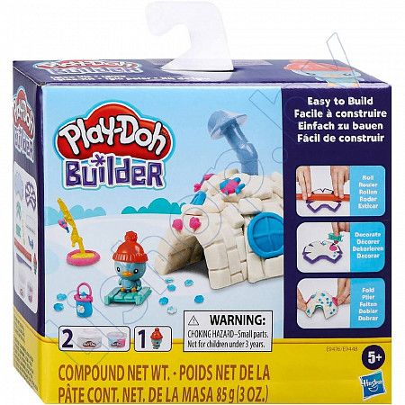 Игровой набор Play-Doh Bilder Хижина (E9448 E9476)