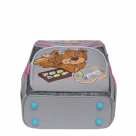 Рюкзак школьный GRIZZLY RAm-084-6 /3 grey
