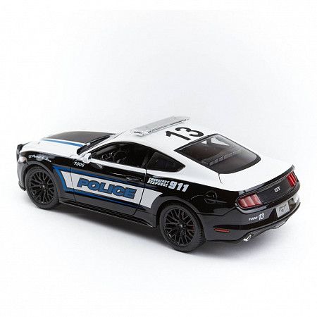 Машинка Maisto 1:18 2015 Ford Mustang GT (31397) black/white