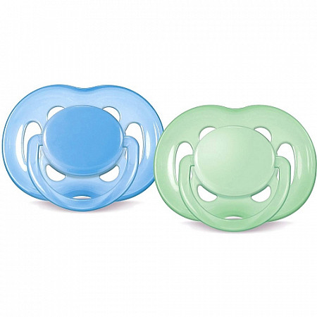 Пустышка силиконовая Avent Free Flow 2 шт SCF178/25