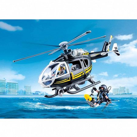 Игровой набор Playmobil Тактическое Подразделение: Вертолет 9363