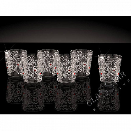 Набор стопок Glasstar Стразы 50 мл 6 шт с22