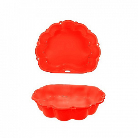 Песочница Mochtoys Цветок 11563Г red