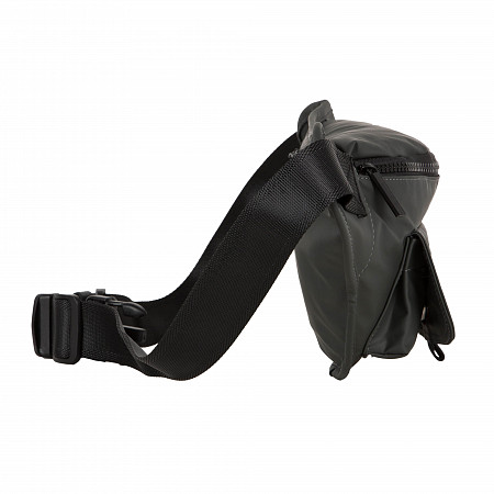 На картинке изображен Сумка на пояс Polar 18252 black Сумка на пояс Polar 18252 black