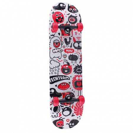 Скейтборд Tech Team X-Game 2021 red/black/white