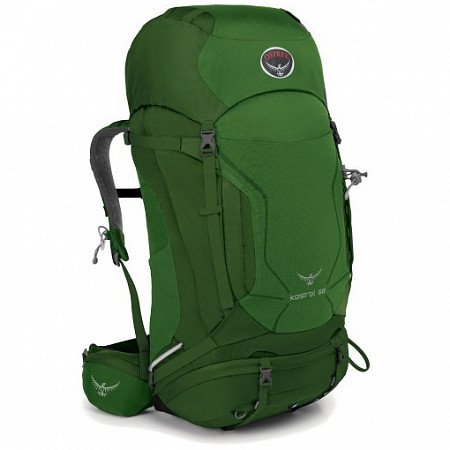 Рюкзак туристический, альпинистский Osprey Kestrel 68 green