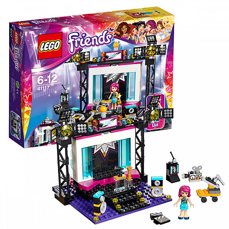 На картинке изображен Конструктор LEGO Friends Поп-звезда телестудия 41117 Конструктор LEGO Friends Поп-звезда телестудия 41117