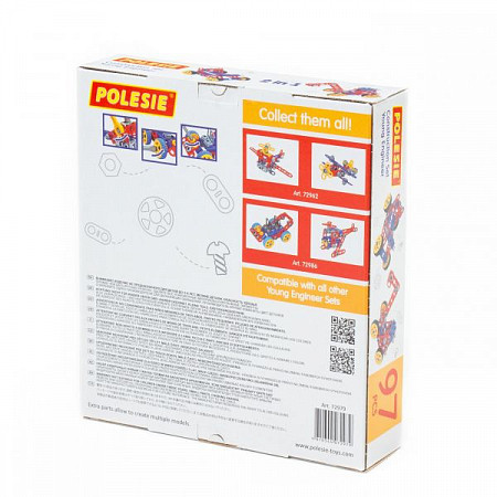 Конструктор Полесье Изобретатель 97 шт 72979
