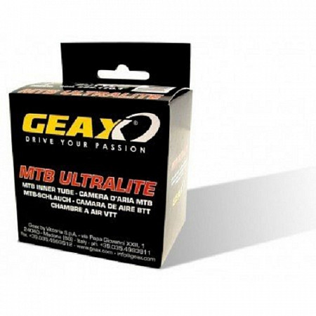 Велокамера Geax MTB Ultralite schrader 26x1.5/2.25 автониппель 112.2UL.41.22.111BX