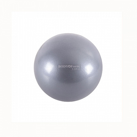 Мяч утяжеленный Body Form для пилатеса BF-TB01 3,0 кг graphite