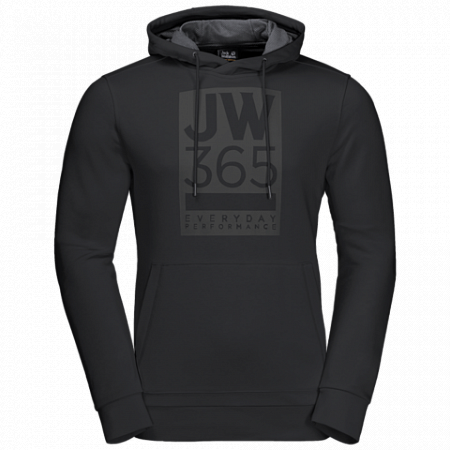 Пуловер мужский Jack Wolfskin 365 Hoody M black