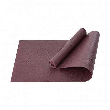 Коврик для йоги и фитнеса STARFIT FM-103 PVC HD 173x61х0,6 см hot chocolate