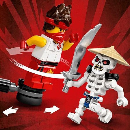 Конструктор LEGO NINJAGO Легендарные битвы: Кай против Армии скелетов 71730