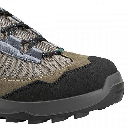 На картинке изображен Полуботинки для хайкинга Dolomite Brez Gtx taupe grey/deep teal Полуботинки для хайкинга Dolomite Brez Gtx taupe grey/deep teal
