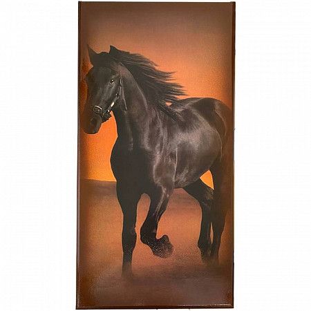 Нарды большие цветной рисунок Лошадь 600х300х36