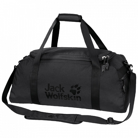 На картинке изображен Спортивная сумка Jack Wolfskin Action Bag 45 black 2007251-6000 Спортивная сумка Jack Wolfskin Action Bag 45 black 2007251-6000