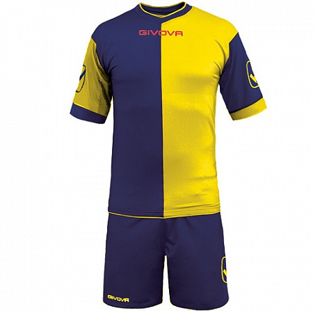 Футбольная форма Givova Kit Combo KITC22 blue/yellow