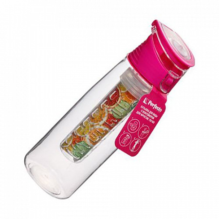 Бутылка для воды с контейнером для фруктов Perfecto Linea 750 мл 34-758072