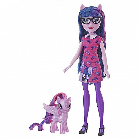 Кукла Hasbro Девочки Эквестрии с пони Твайлайт Спаркл E5657