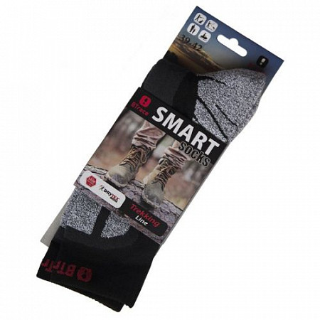 Носки BTrace Smart V010 black/grey