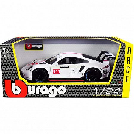 Машинка Bburago 1:24 Porsche 911 RSR GT (18-28013)