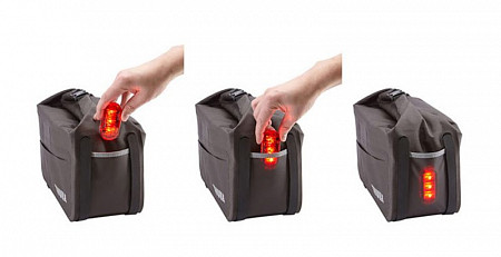 На картинке изображен Сумка-кофр на багажник Thule Pack n Pedal (100055) Сумка-кофр на багажник Thule Pack n Pedal (100055)