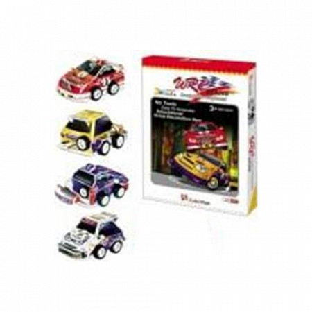 На картинке изображен Пазл Cubic Fun Гоночные машины C037h Пазл Cubic Fun Гоночные машины C037h