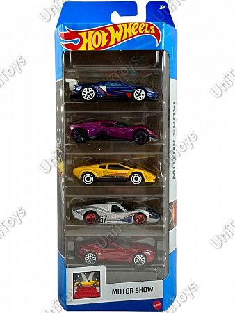 Набор машинок Hot Wheels Motor Show 5 шт. (1806 HLY63)
