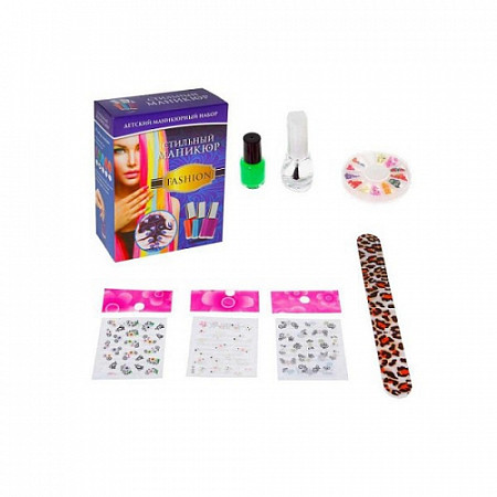 На картинке изображен Набор Стильный маникюр Каррас Fashion M008 Набор Стильный маникюр Каррас Fashion M008