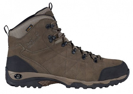 На картинке изображен Ботинки Jack Wolfskin Sherwood Texapore khaki Ботинки Jack Wolfskin Sherwood Texapore khaki